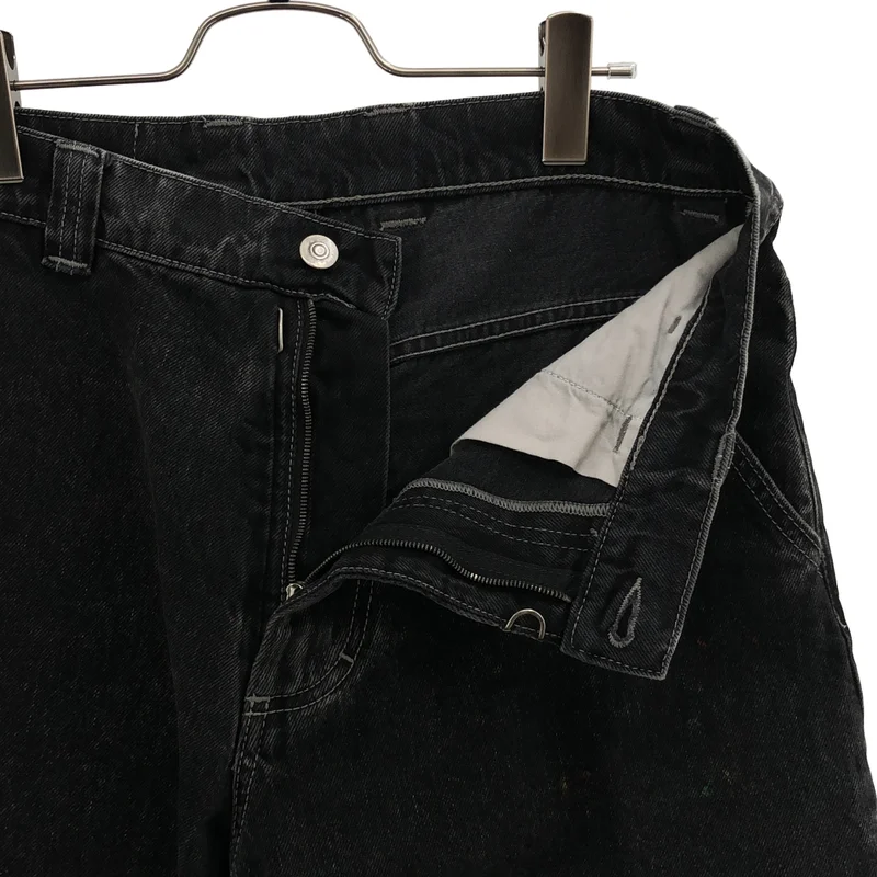 Maison Margiela / メゾンマルジェラ | 2024AW | ペイント加工 ワイドレッグ デニムパンツ | 28 | メンズ