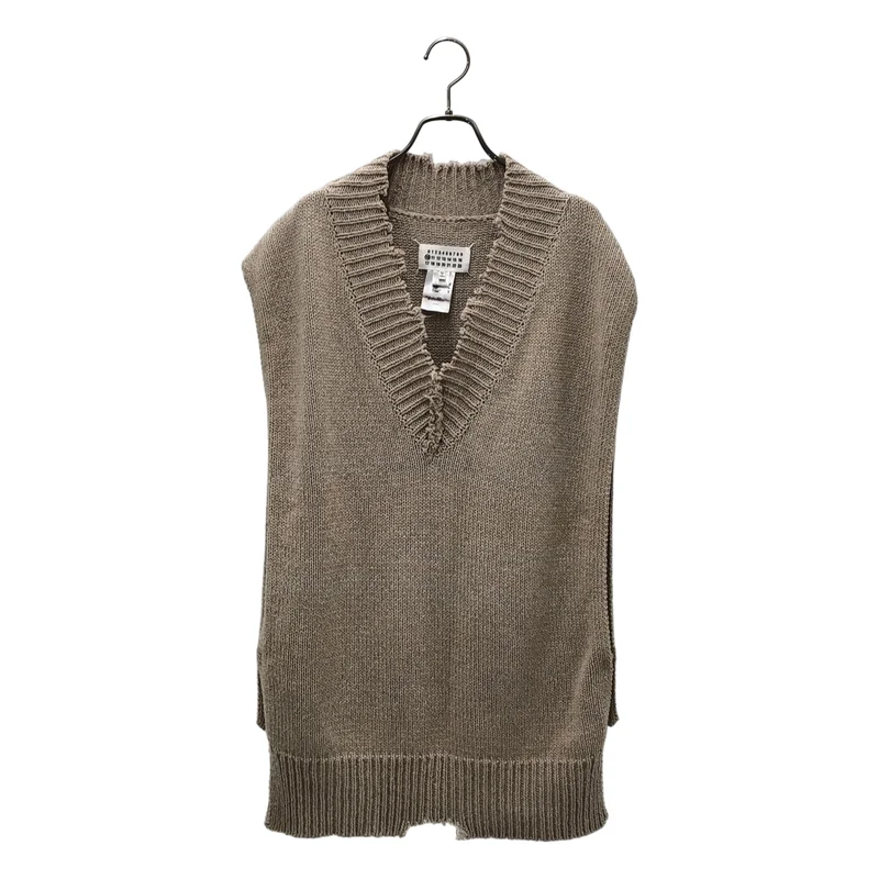 Maison Margiela / メゾンマルジェラ | 2023SS | コットンセルロースヘンプニットベスト | M | メンズ