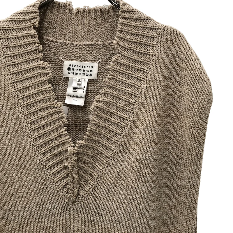 Maison Margiela / メゾンマルジェラ | 2023SS | コットンセルロースヘンプニットベスト | M | メンズ