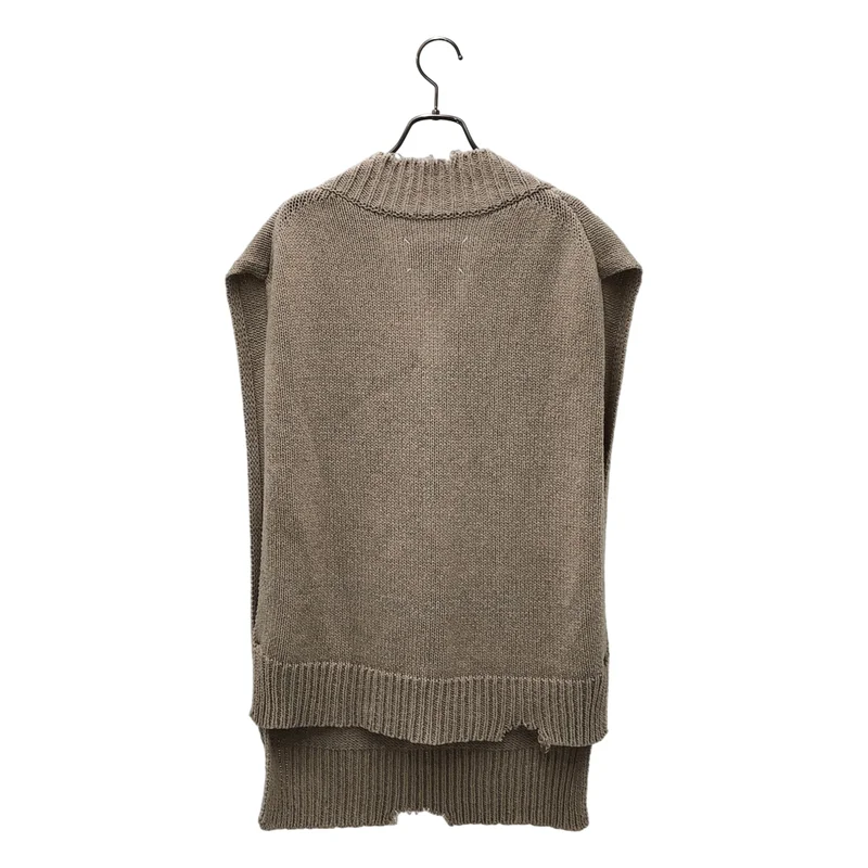 Maison Margiela / メゾンマルジェラ | 2023SS | コットンセルロースヘンプニットベスト | M | メンズ