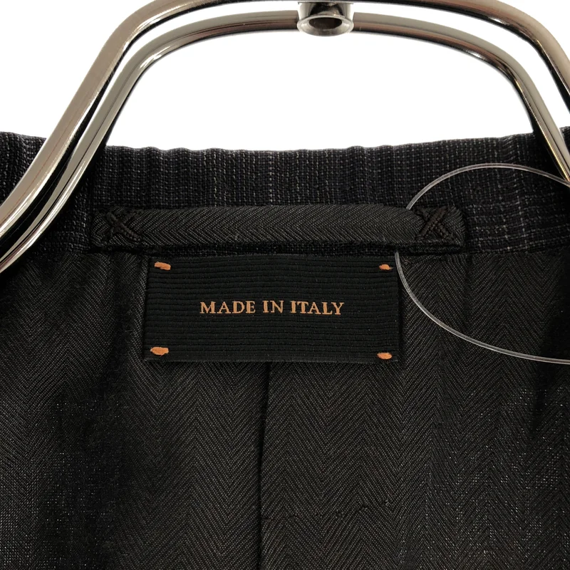 Ermenegildo Zegna / エルメネジルドゼニア | COUTURE ウール シルク チェック テーラードジャケット | 48 | メンズ