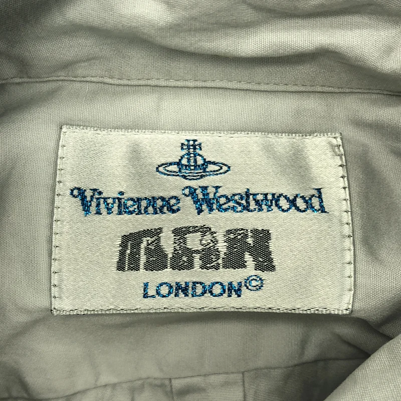 Vivienne Westwood MAN / ヴィヴィアンウエストウッドマン | 旧ロゴ コットン ハイネック 半袖シャツ | 1 | メンズ