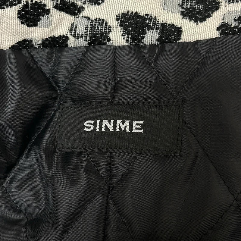 SINME / シンメ | 2025AW | レオパード オーバーシルエット コート / キルティング総裏地 | F | レディース