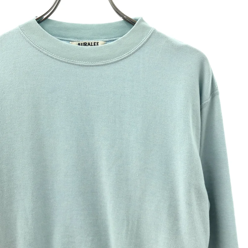 AURALEE / オーラリー | 2026SS | HIGH TWIST LIGHT SWEAT P/O / ウール コットン ハイツイスト ライトスウェットプルオーバー | 0 | レディース