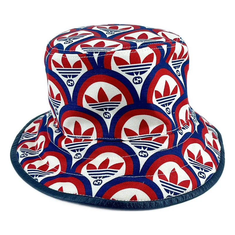 GUCCI / グッチ | × adidas Bucket Hat 総柄 バケットハット 帽子 | S | その他