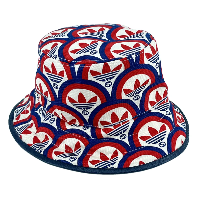 GUCCI / グッチ | × adidas Bucket Hat 総柄 バケットハット 帽子 | S | その他