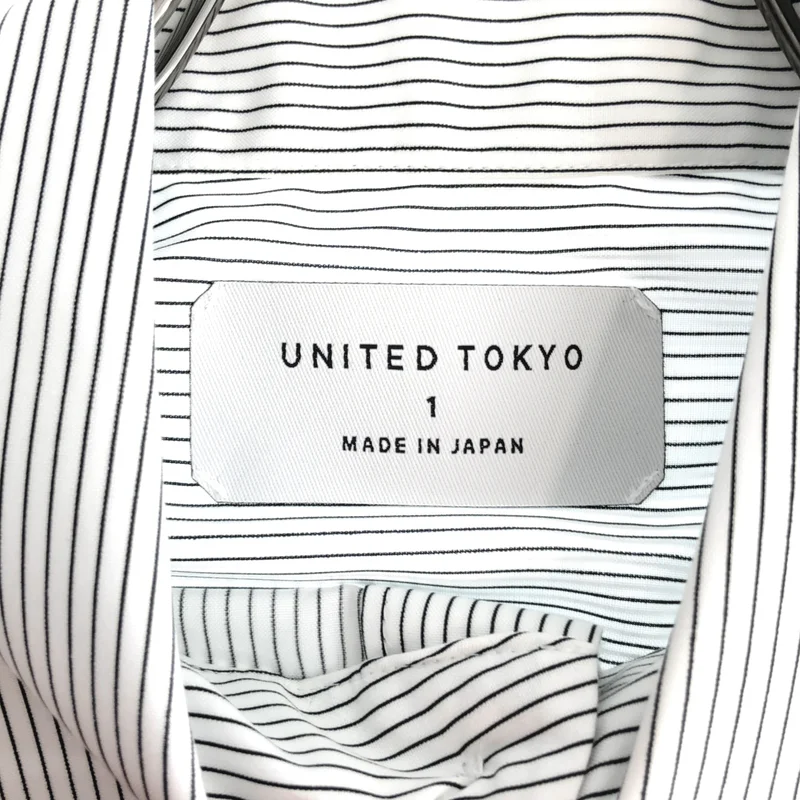 UNITED TOKYO / ユナイテッドトウキョウ | DRY RAYON ストライプショートスリーブシャツ | 1 | メンズ