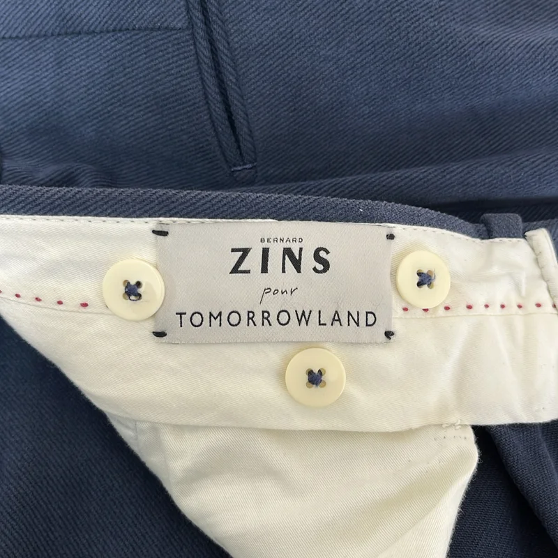 BERNARD ZINS / ベルナールザンス | × TOMORROWLAND / トゥモローランド タック スラックス パンツ | 42 | メンズ