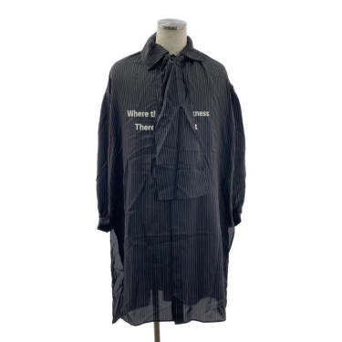 【新品】  YOHJI YAMAMOTO POUR HOMME / ヨウジヤマモトプールオム | 2022AW | 老虎残夢 刺しゅう ウール混 ダブルブレスト ロングコート | 1 | ブラック | メンズ YOHJI YAMAMOTO POUR HOMME / ヨウジヤマモトプールオム | 2022AW