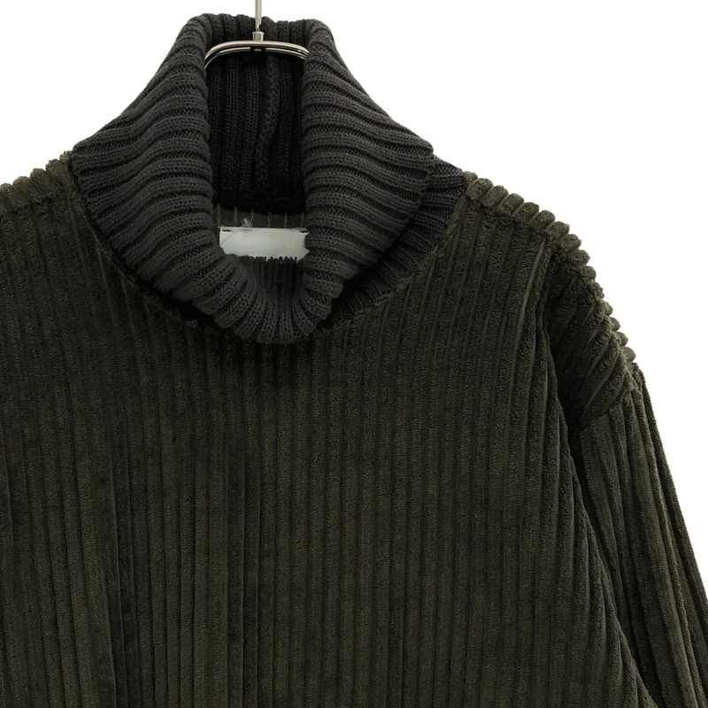 GABRIELA COLL GARMENTS / ガブリエラコールガーメンツ | 2025AW | NO.325 CORDUROY RIB PULLOVER / コットン カシミヤ コーデュロイ リブプルオーバー ニット | 2 | メンズ