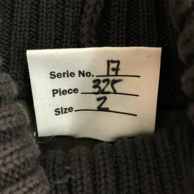 GABRIELA COLL GARMENTS / ガブリエラコールガーメンツ | 2025AW | NO.325 CORDUROY RIB PULLOVER / コットン カシミヤ コーデュロイ リブプルオーバー ニット | 2 | メンズ