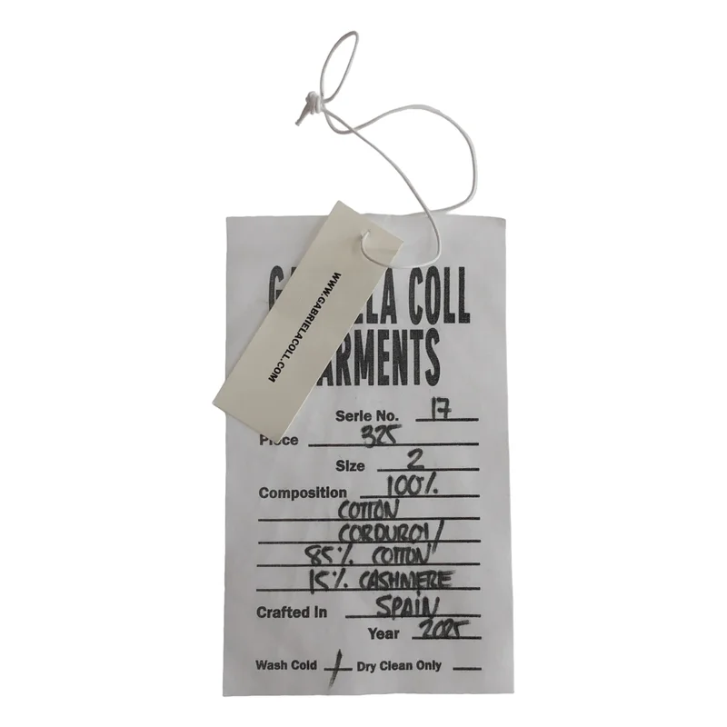 GABRIELA COLL GARMENTS / ガブリエラコールガーメンツ | 2025AW | NO.325 CORDUROY RIB PULLOVER / コットン カシミヤ コーデュロイ リブプルオーバー ニット | 2 | メンズ