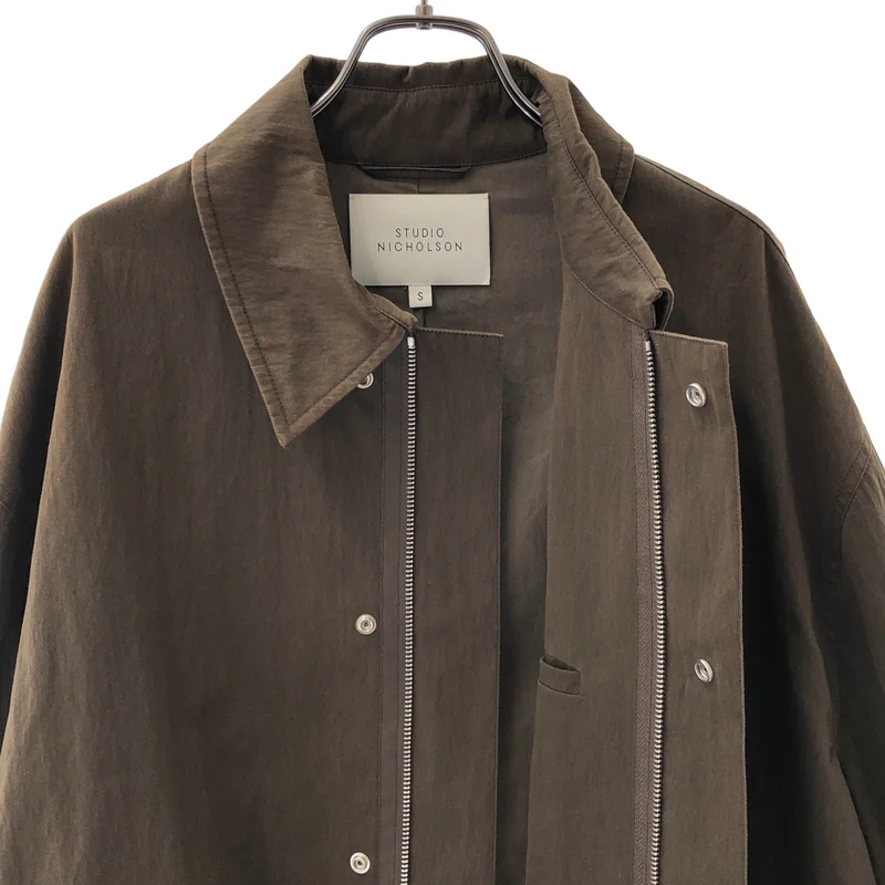 Studio Nicholson / スタジオニコルソン | 2026SS | COMBA SHORT ANORAK JACKET / コットン ショートアノラックジャケット | S | メンズ