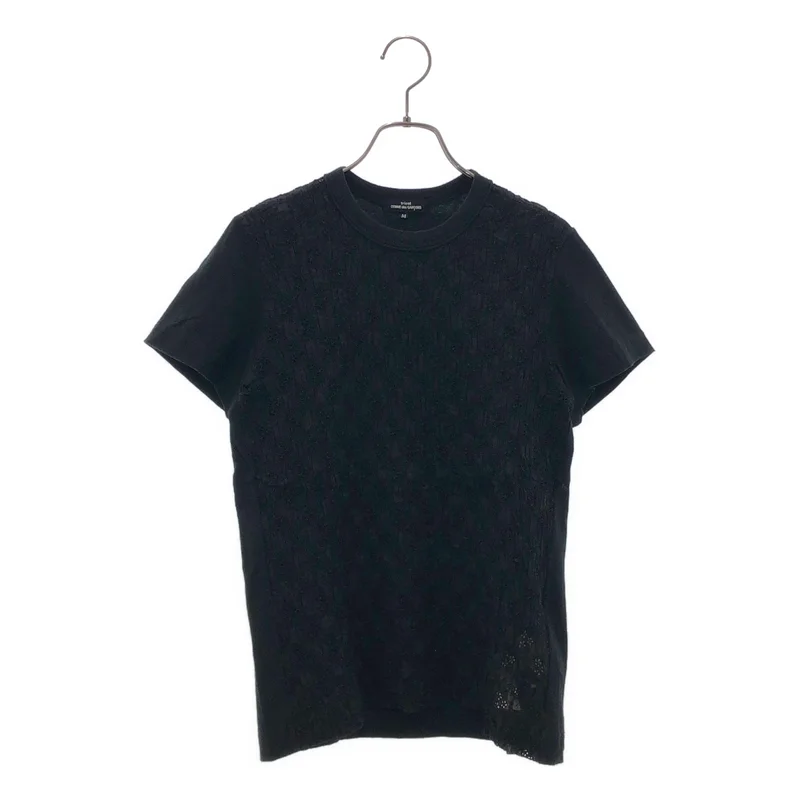 tricot COMME des GARCONS / トリココムデギャルソン | 2015SS | コットン ギャザー エンブロイダリー Tシャツ | M | レディース