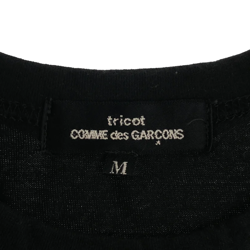 tricot COMME des GARCONS / トリココムデギャルソン | 2015SS | コットン ギャザー エンブロイダリー Tシャツ | M | レディース