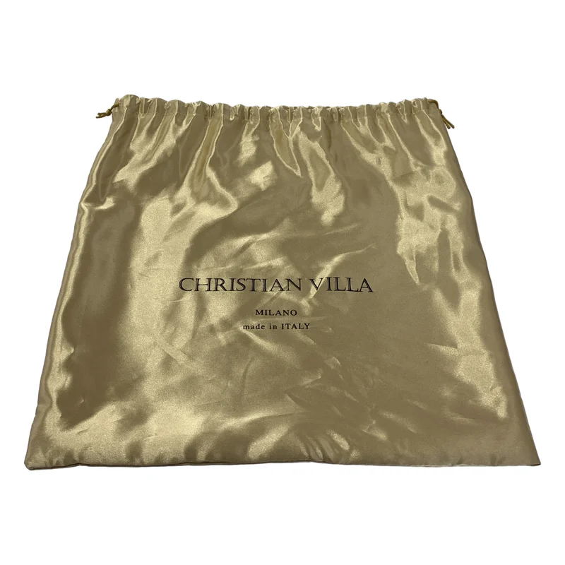 CHRISTIAN VILLA / クリスチャンヴィラ | レザー 巾着 ショルダーバッグ |