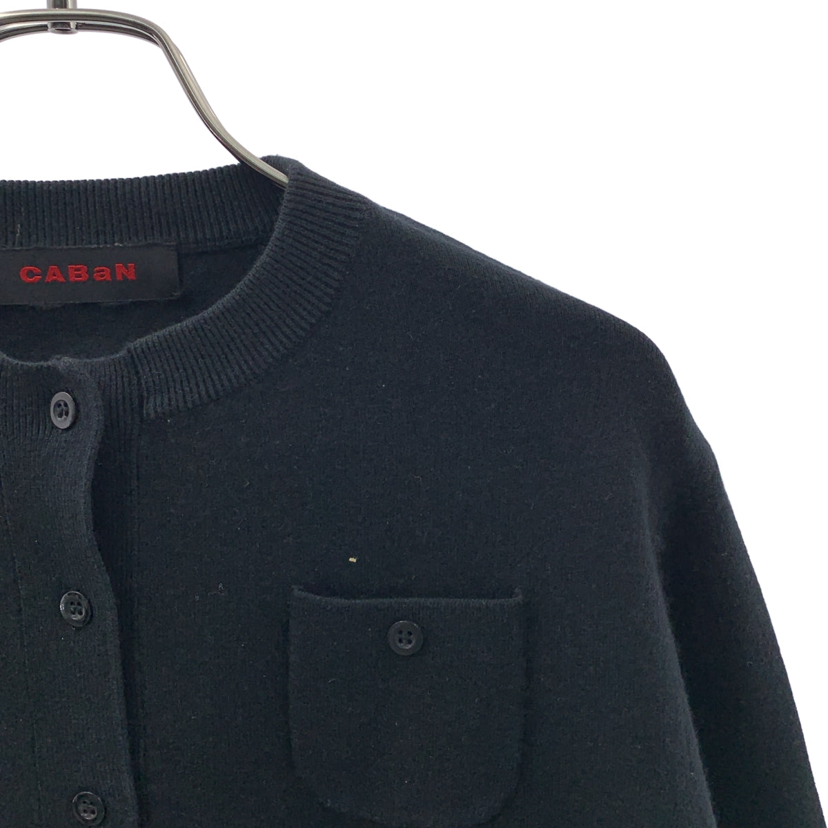 CABaN / キャバン | コットンカシミヤ クルーネックカーディガン | S
