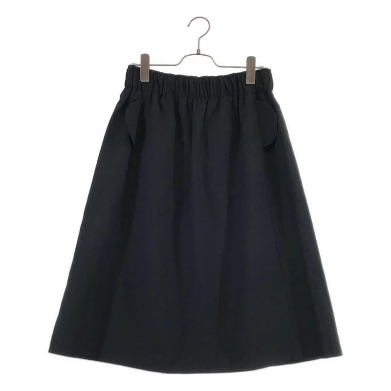 GIVENCHY / ジバンシィ | ウールギャバジン サークルフラップ イージースカート | 36 | レディース