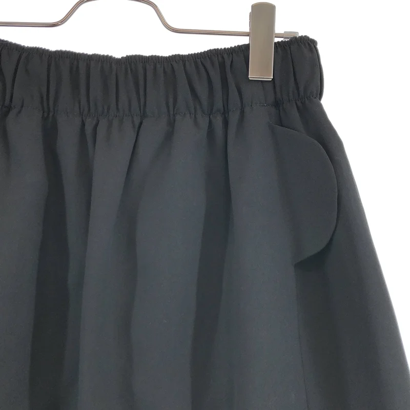GIVENCHY / ジバンシィ | ウールギャバジン サークルフラップ イージースカート | 36 | レディース