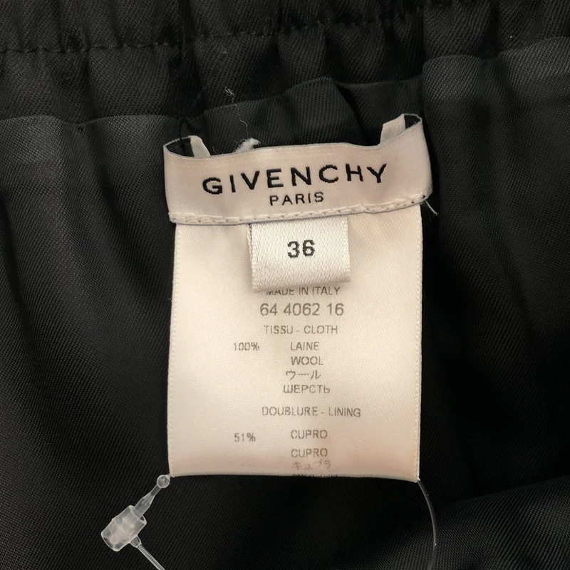 GIVENCHY / ジバンシィ | ウールギャバジン サークルフラップ イージースカート | 36 | レディース