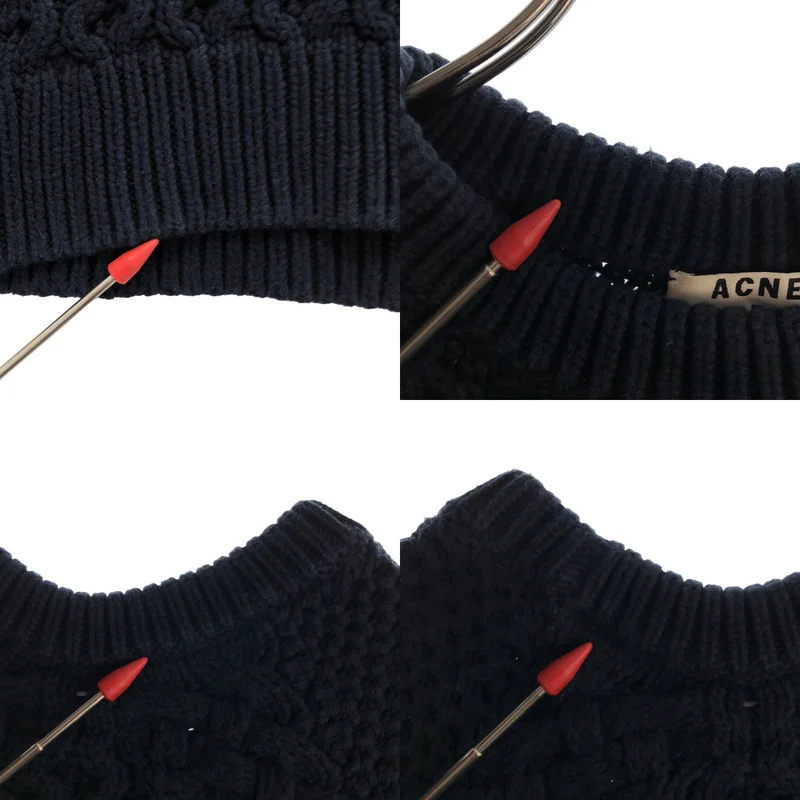 Acne Studios / アクネストゥディオズ | RUTH AIR PUW13 コットン ニット | L | レディース