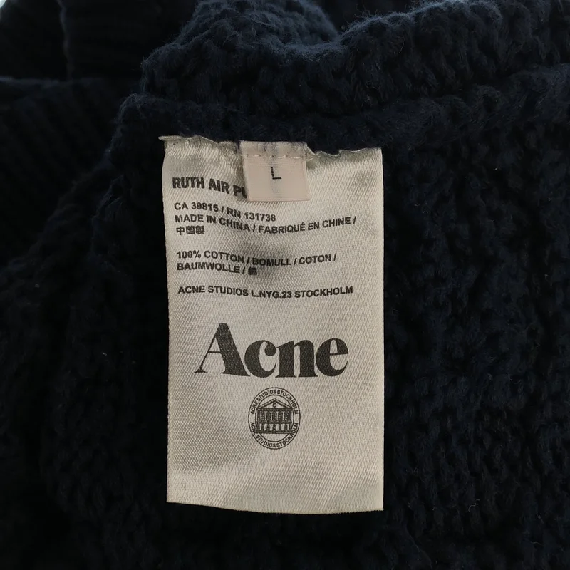Acne Studios / アクネストゥディオズ | RUTH AIR PUW13 コットン ニット | L | レディース