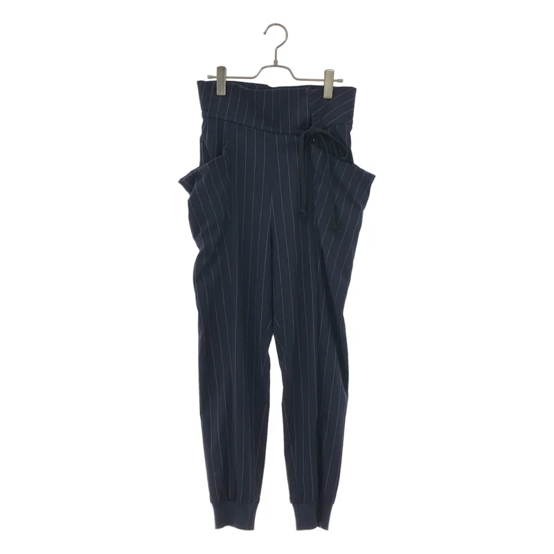 VIVIENNE WESTWOOD RED LABEL / ヴィヴィアンウエストウッドレッドレーベル | ストライプ アシンメトリーパンツ 16-01-772006 | 2 | レディース