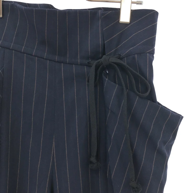 VIVIENNE WESTWOOD RED LABEL / ヴィヴィアンウエストウッドレッドレーベル | ストライプ アシンメトリーパンツ 16-01-772006 | 2 | レディース