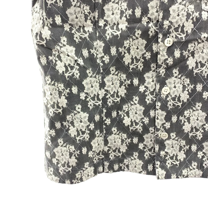 tricot COMME des GARCONS / トリココムデギャルソン | 1999AW | フラワー レース 丸襟 シャツ ブラウス | M | レディース