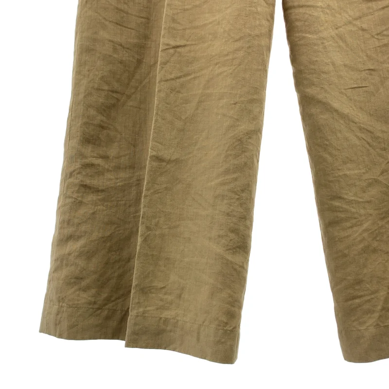 MARGARET HOWELL / マーガレットハウエル | HIGH DENSE LINEN TROUSER