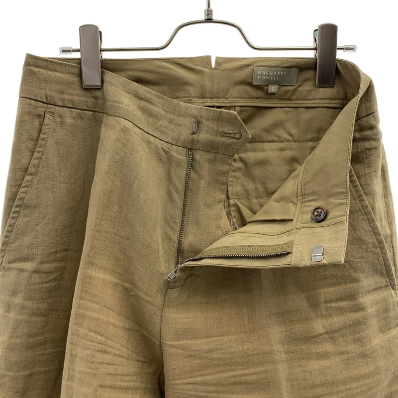 MARGARET HOWELL / マーガレットハウエル | HIGH DENSE LINEN TROUSER