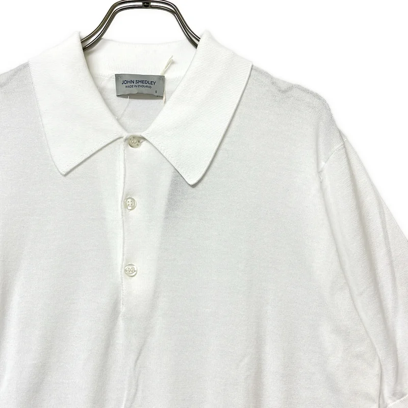 JOHN SMEDLEY / ジョンスメドレー | シーアイランドコットン 半袖 ニットポロシャツ | S | メンズ