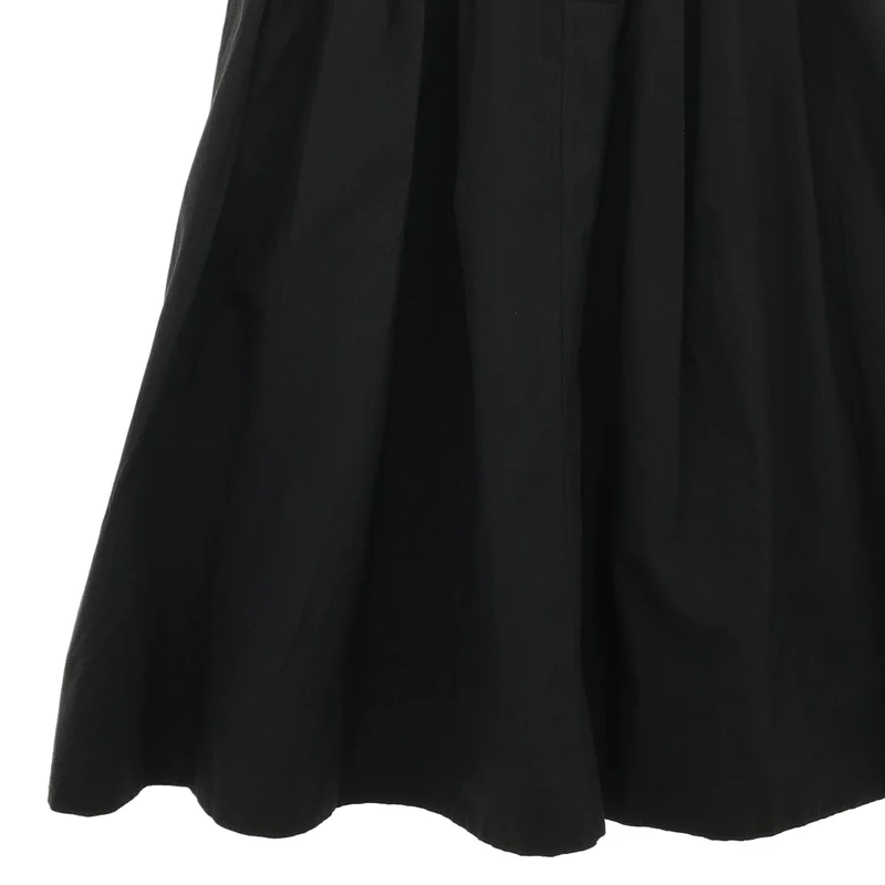 MARGARET HOWELL / マーガレットハウエル | シルク コットン ギャザー ボリューム ワンピース | 2 | レディース