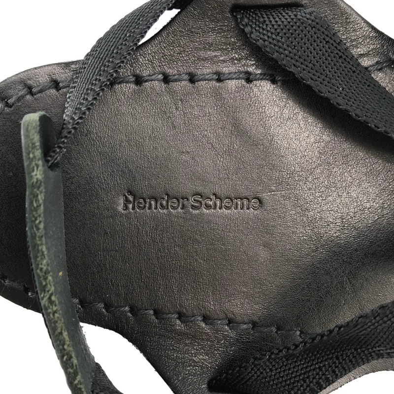 Hender scheme / エンダースキーマ | device strap レザー フラットサンダル | 1 | レディース