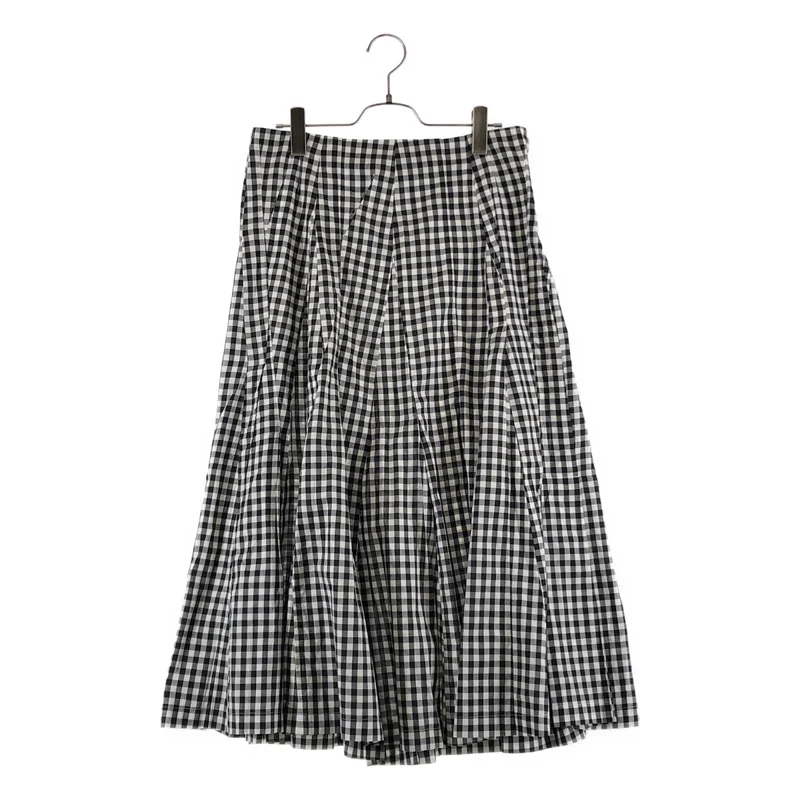 tricot COMME des GARCONS / トリココムデギャルソン | AD2000 | ギンガムチェック 再構築 ロングスカート | M | レディース
