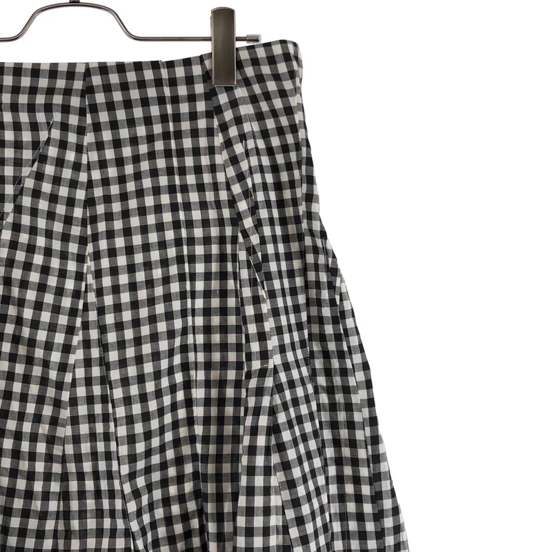 tricot COMME des GARCONS / トリココムデギャルソン | AD2000 | ギンガムチェック 再構築 ロングスカート | M | レディース