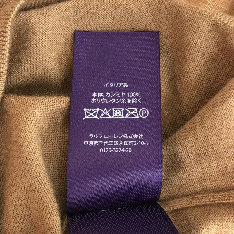 RALPH LAUREN / ラルフローレン | カシミヤ タートルネック ニット | S/P | レディース