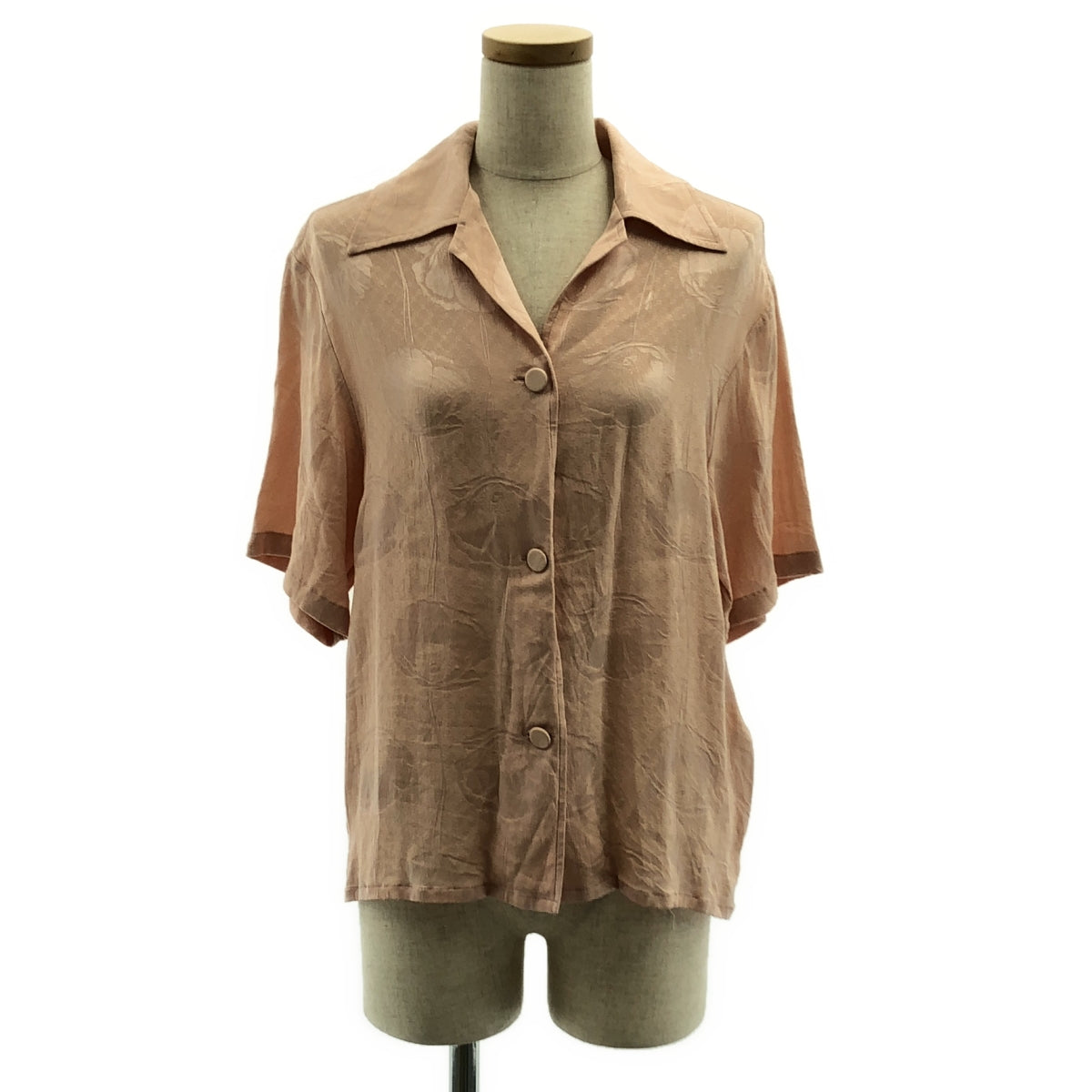美品】 GUCCI / グッチ | silk 100％ / シルク ジャガード オープン