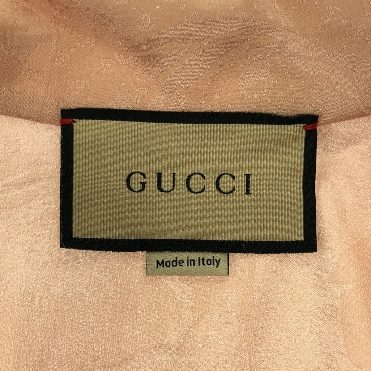 美品】 GUCCI / グッチ | silk 100％ / シルク ジャガード オープン