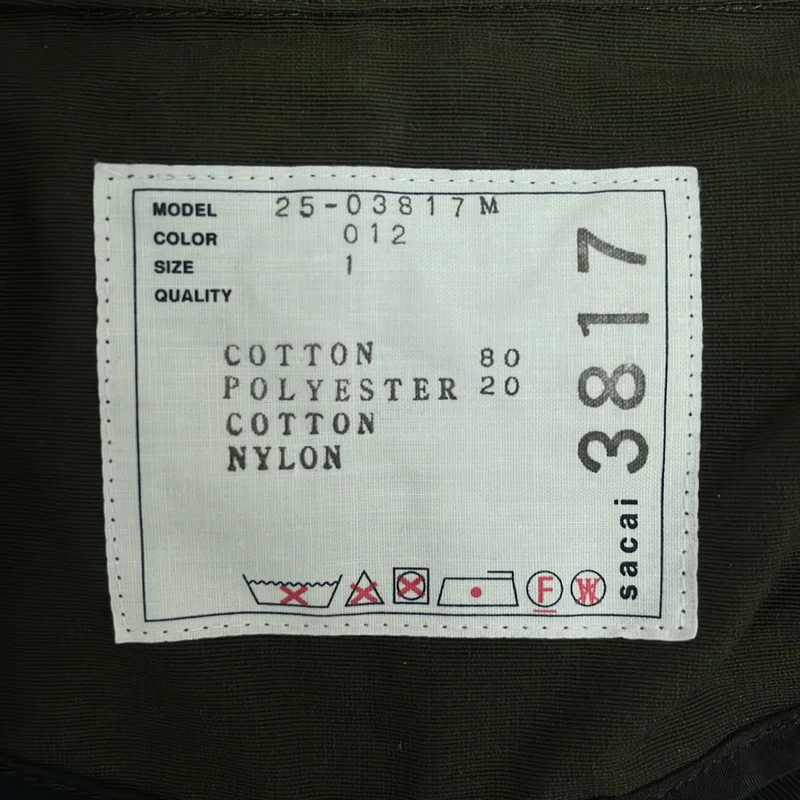 sacai / サカイ | Corduroy Mix Jacket コーデュロイ ミックス ジャケット | 1 | メンズ