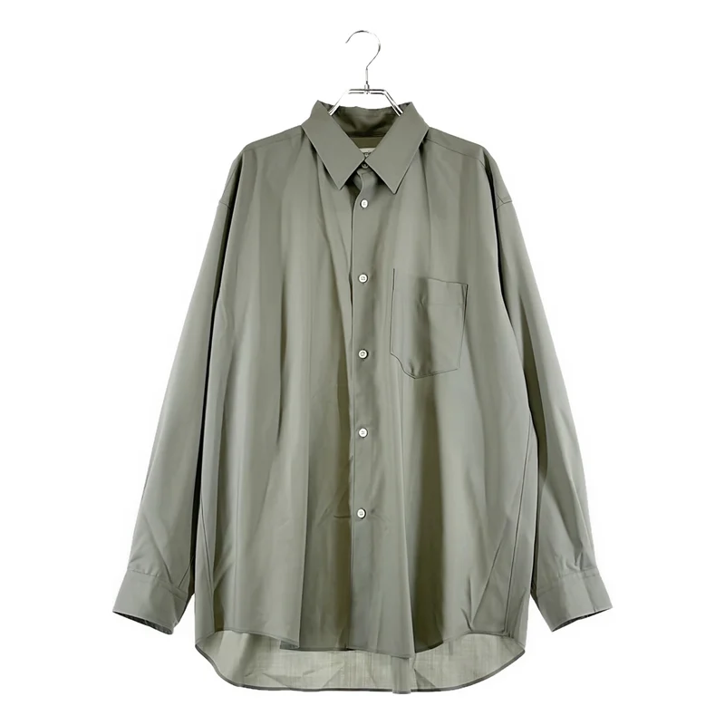 CORNIER / コルニエ | オーバーシルエット レギュラーカラー シャツ | L | メンズ