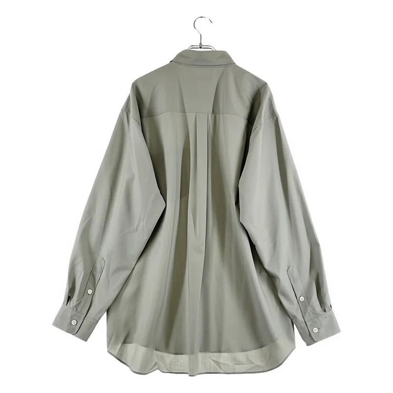 CORNIER / コルニエ | オーバーシルエット レギュラーカラー シャツ | L | メンズ