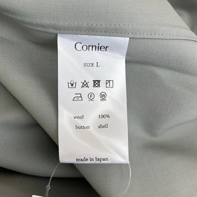CORNIER / コルニエ | オーバーシルエット レギュラーカラー シャツ | L | メンズ