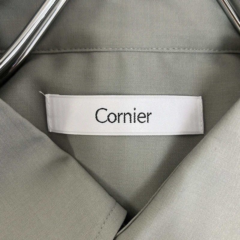 CORNIER / コルニエ | オーバーシルエット レギュラーカラー シャツ | L | メンズ