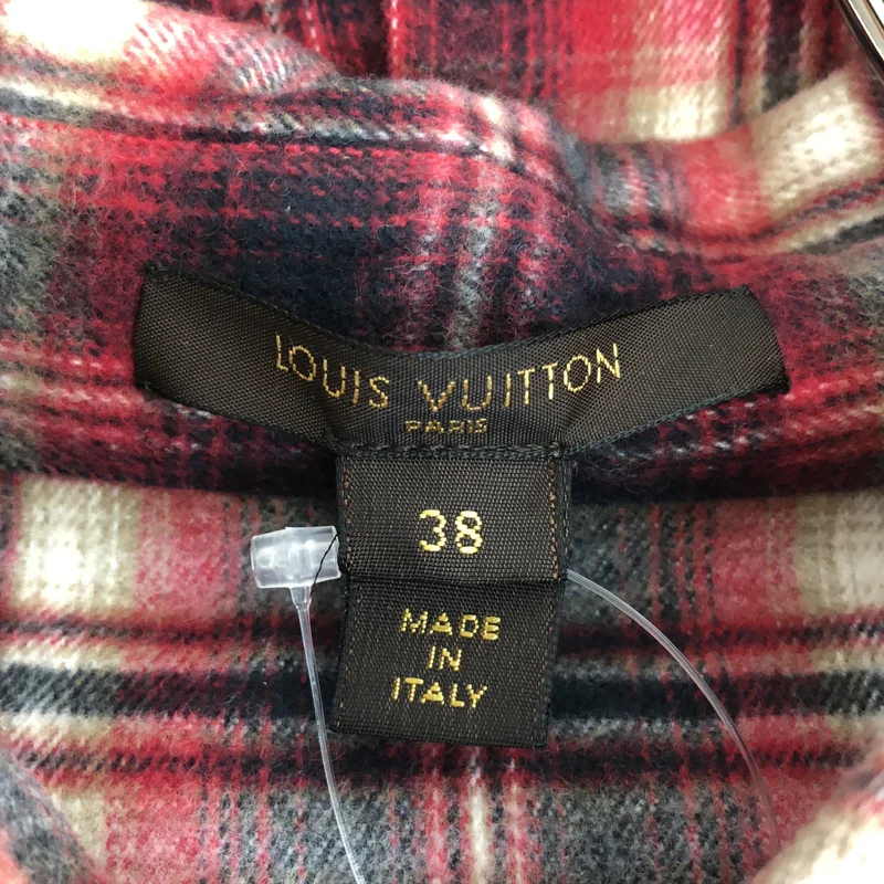 Louis Vuitton / ルイヴィトン | コットン チェック モノグラム ショートスリーブ フランネルシャツ | 38 | レディース