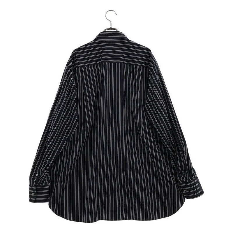 Tamme / タム | DOUBLE FRONT SHIRT / ストライプ ダブルフロントシャツ | 1 | メンズ