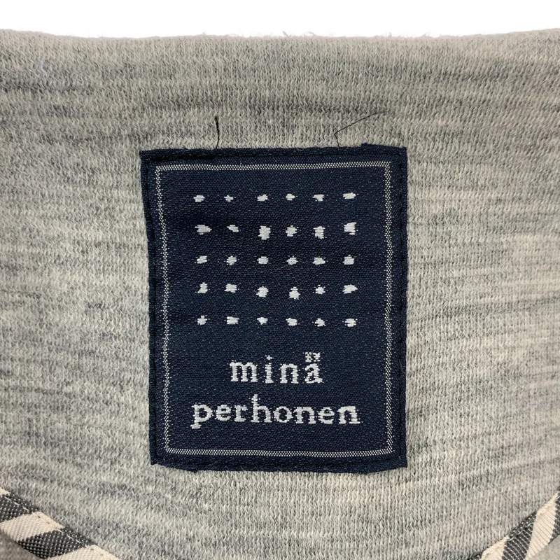 mina perhonen / ミナペルホネン | forest parade / フォレストパレード ノーカラー カーディガン ワンピース | 40 | レディース