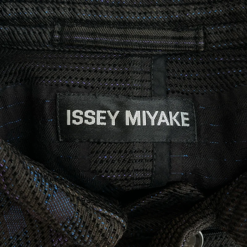 ISSEY MIYAKE MEN / イッセイミヤケメン | 2007AW | 刺し子 製品染め トレンチコート | 2 | メンズ