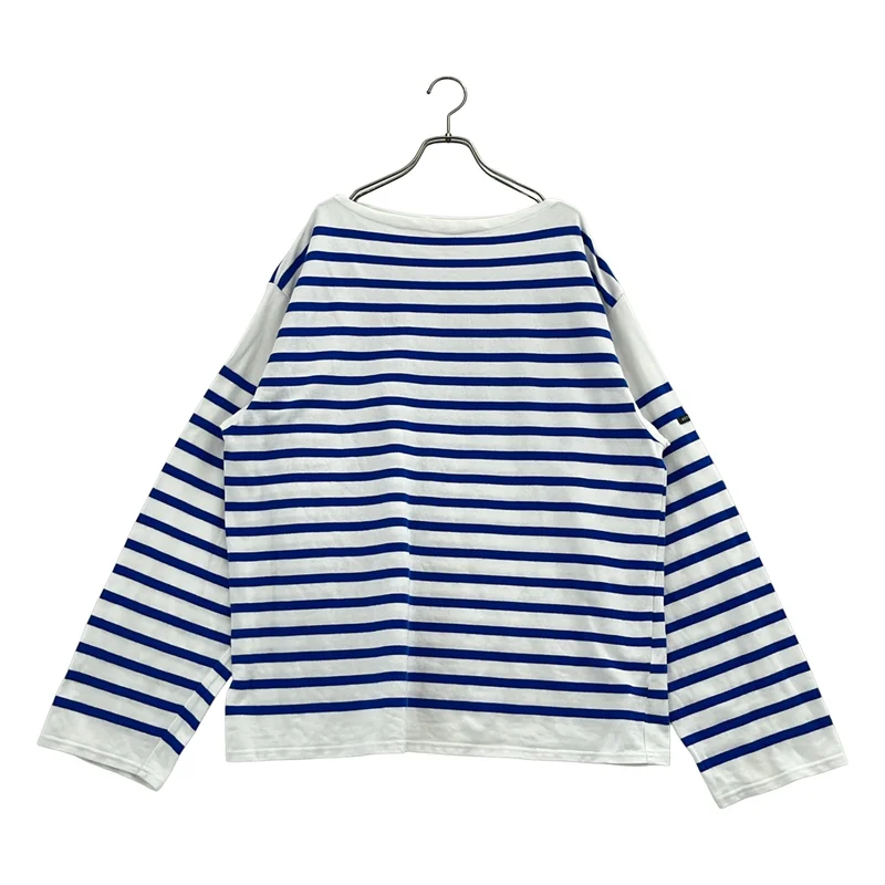 OUTIL / ウティ | コットン ボーダー クルーネックカットソー | 2 | レディース