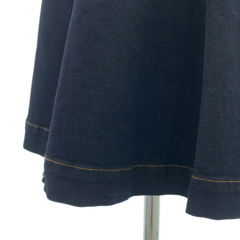 STELLA McCARTNEY / ステラマッカートニー | ビッグフリル バックジップ デニム ワンピース |